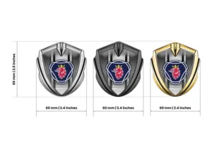 Scania Emblem Metal Badge Customizable Force Look
